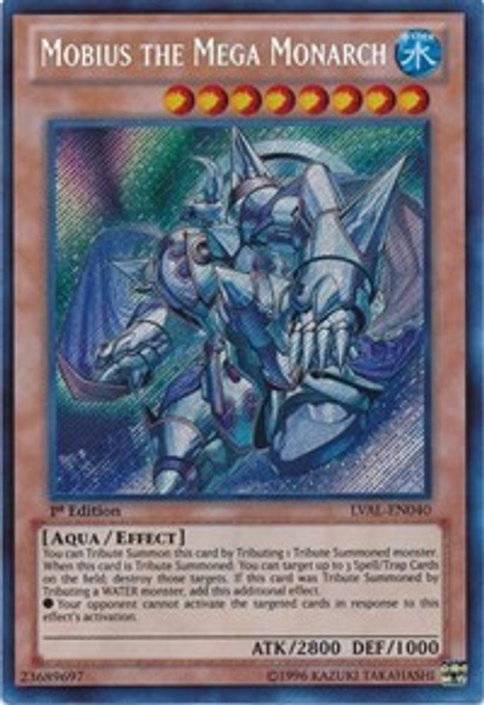 Mobius the Mega Monarch (LVAL-EN040) - Secret Rare
