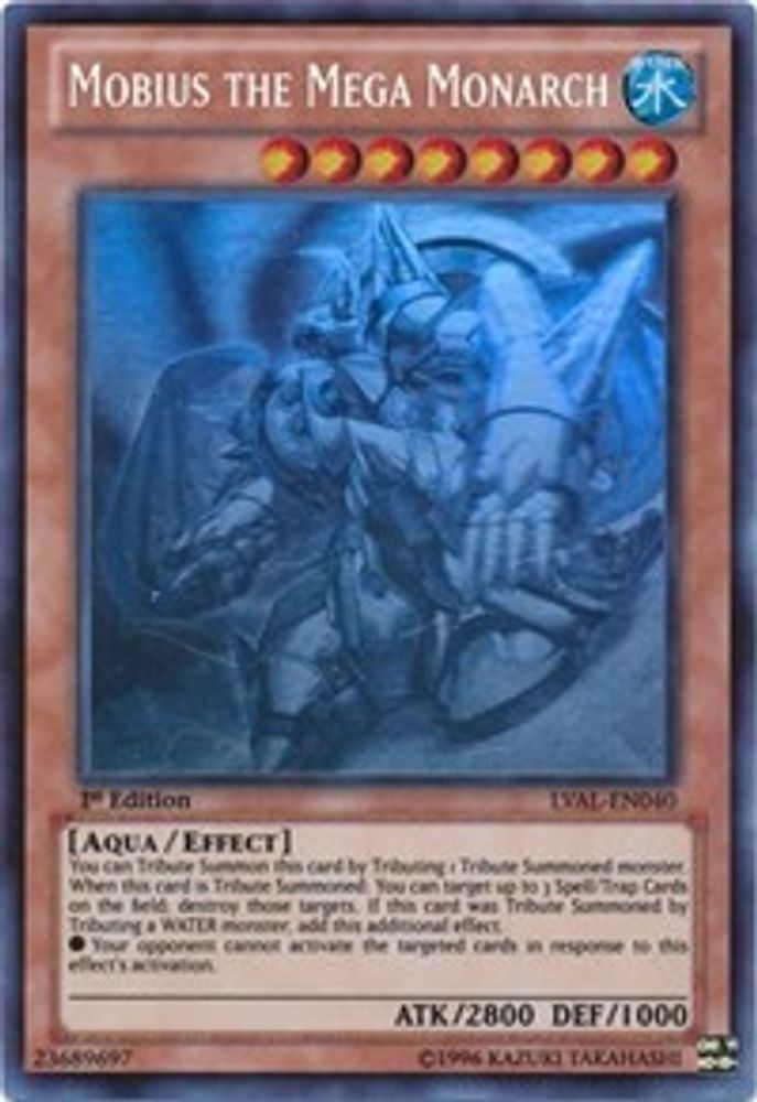 Mobius the Mega Monarch (Ghost Rare) (LVAL-EN040) - Ghost Rare