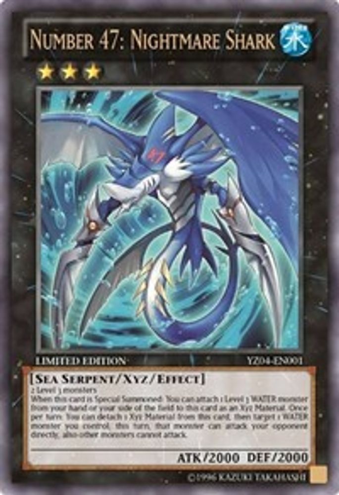 Number 47: Nightmare Shark (YZ04-EN001) - Ultra Rare