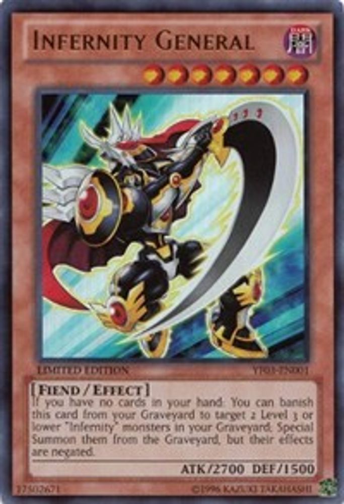 Infernity General (YF03-EN001) - Ultra Rare