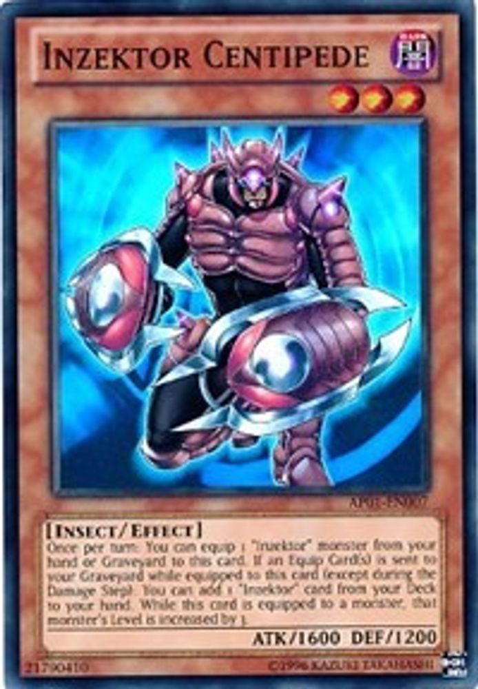 Inzektor Centipede [AP01-EN007] Super Rare 
