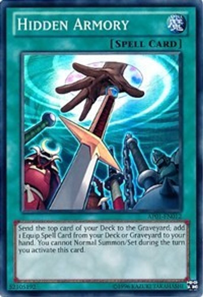 Hidden Armory (AP01-EN012) - Super Rare