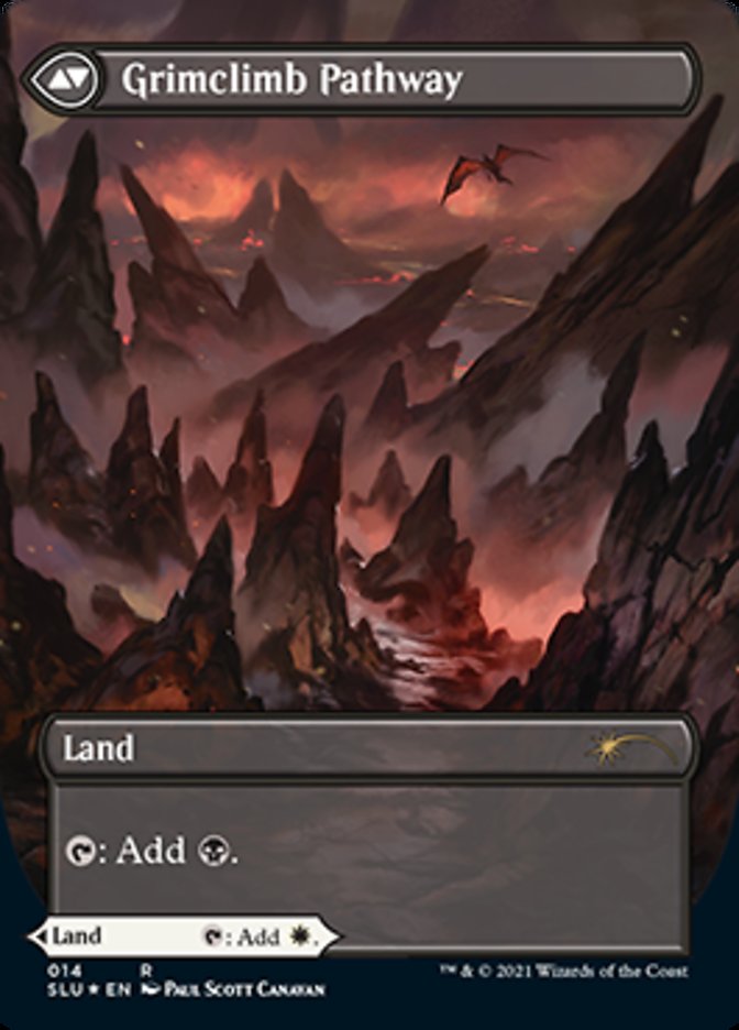 Brightclimb Pathway (Borderless) (SLU-014) - Secret Lair: Ultimate Edition: (Showcase) (Borderless) Foil