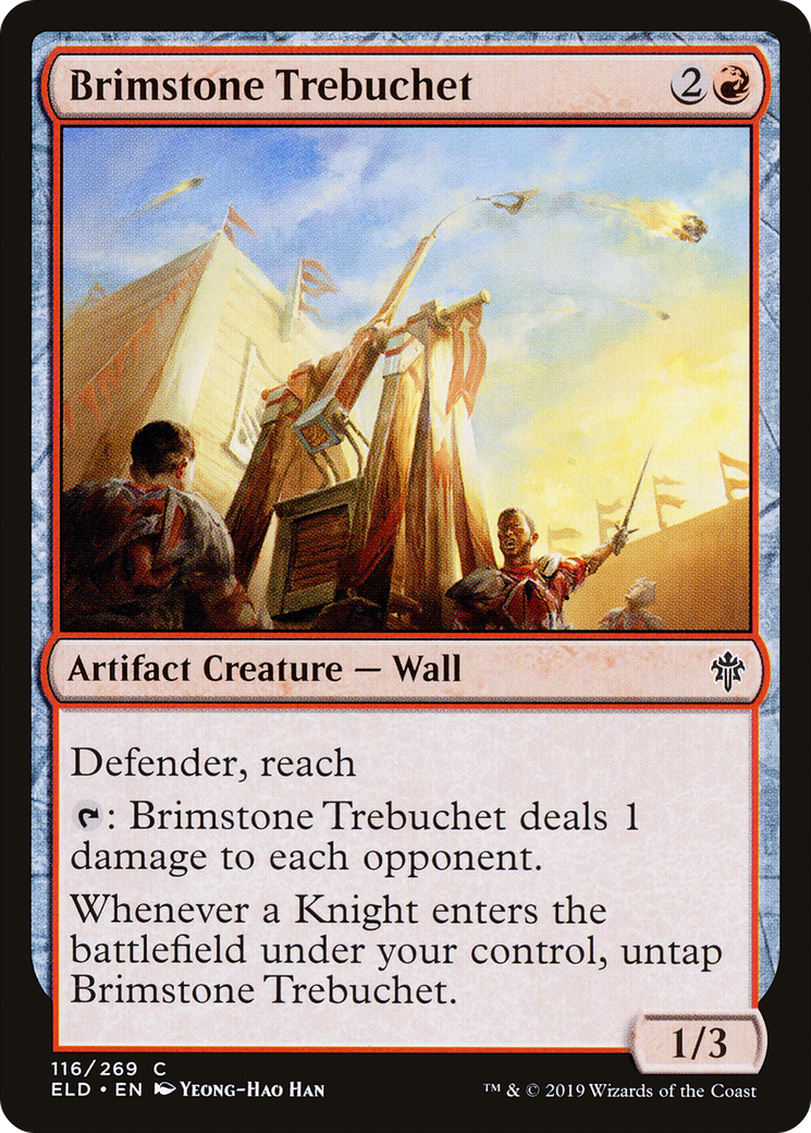Trébuchet de soufre [Trône d'Eldraine] 