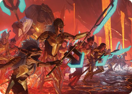 Carte d'art Roar of Resistance [Phyrexia : All Will Be One Art Series] 