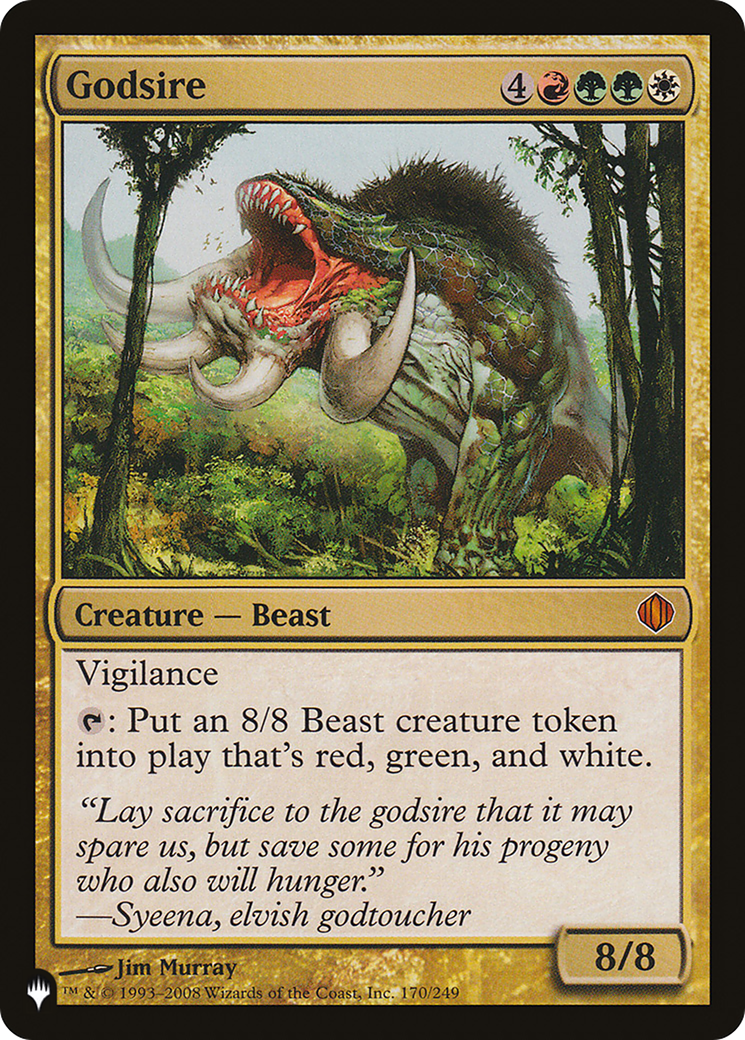 Godsire [La liste] 