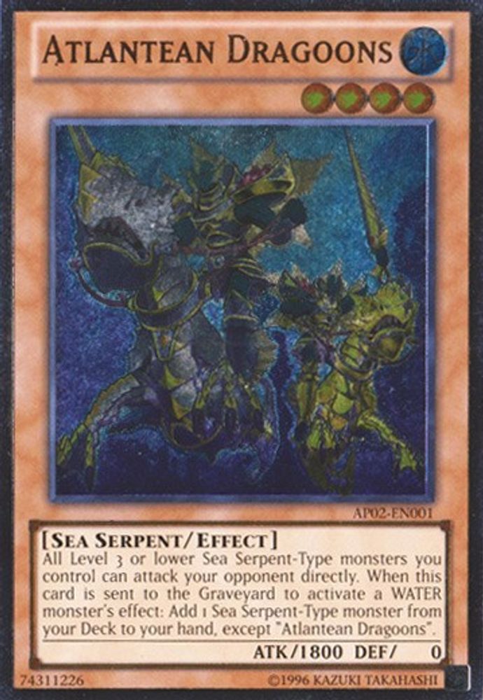Atlantean Dragoons (UTR) (AP02-EN001) - Ultimate Rare