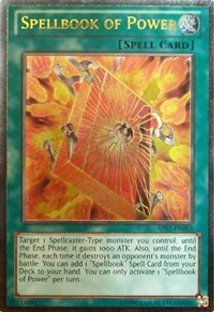 Spellbook of Power (UTR) (AP02-EN003) - Ultimate Rare