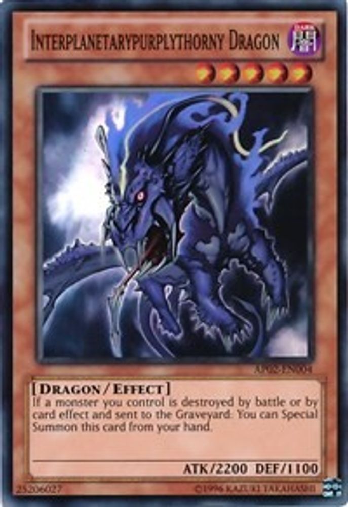 Interplanetarypurplythorny Dragon (AP02-EN004) - Super Rare
