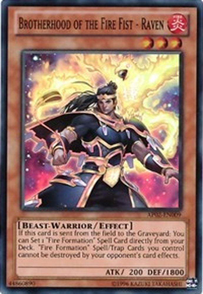 Brotherhood of the Fire Fist - Raven (AP02-EN009) - Super Rare