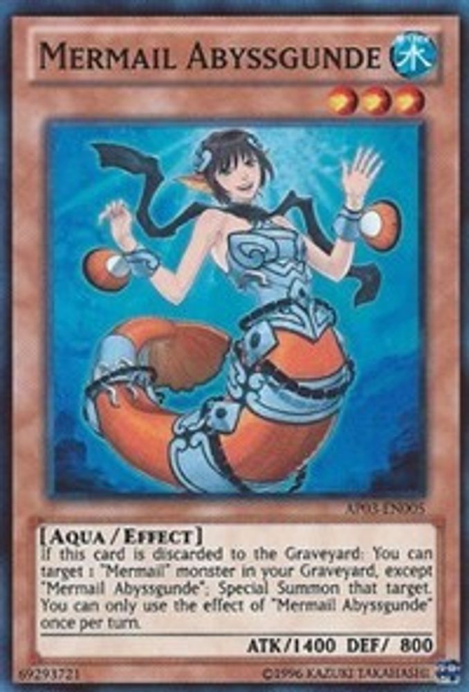 Sirènemail Abyssgunde [AP03-EN005] Super Rare 