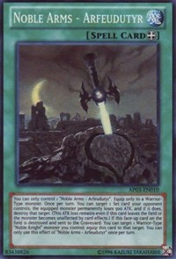 Noble Arms - Arfeudutyr (AP03-EN010) - Super Rare