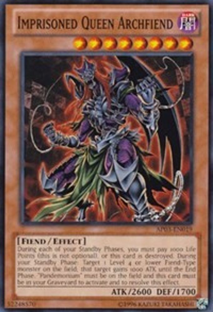 Imprisoned Queen Archfiend (AP03-EN019) - Common