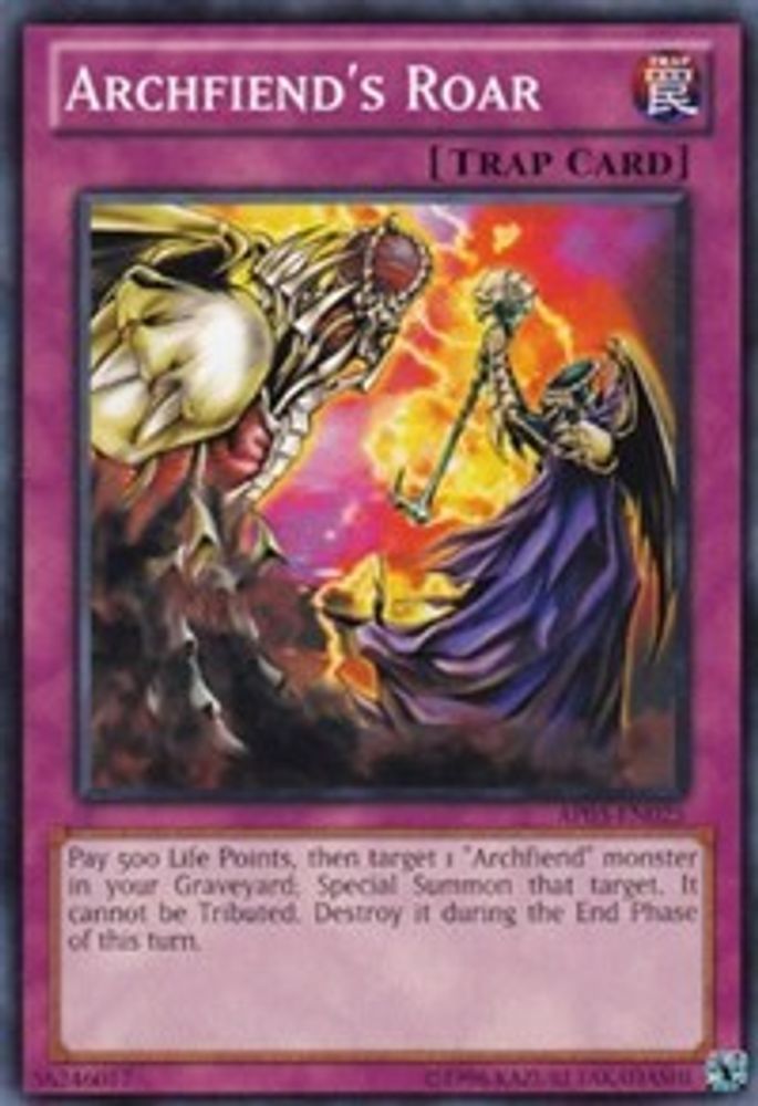 Archfiend's Roar (AP03-EN025) - Common