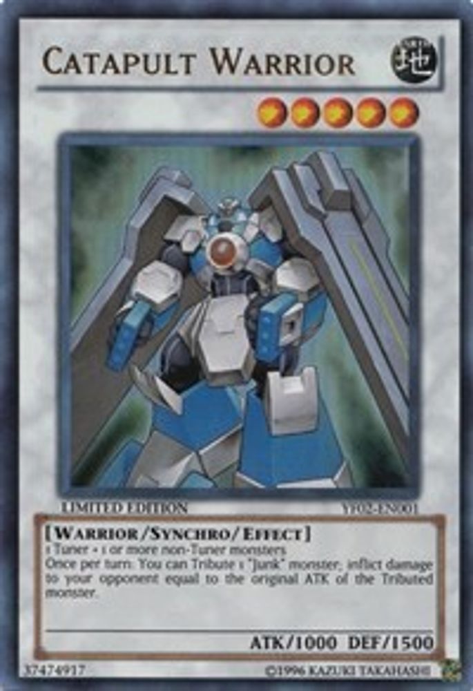 Catapult Warrior (YF02-EN001) - Ultra Rare