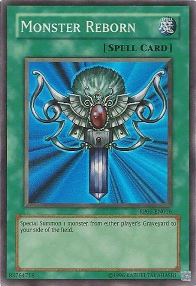 Monster Reborn (RP01-EN016) - Super Rare