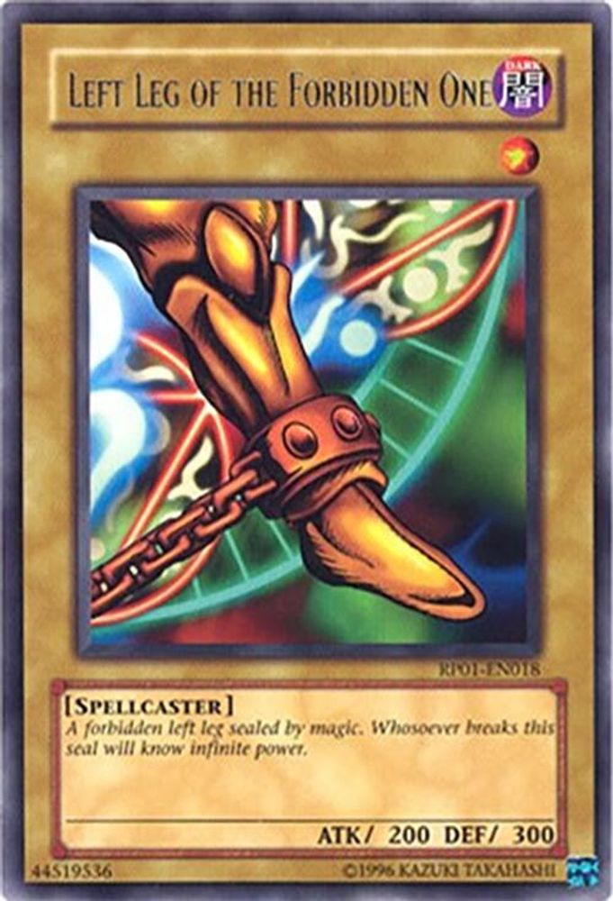 Left Leg of the Forbidden One (RP01-EN018) - Rare