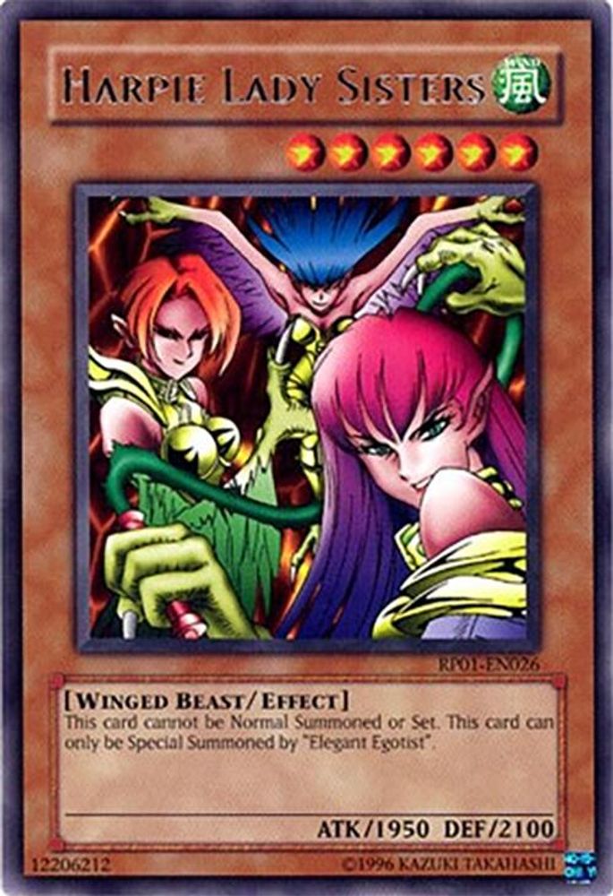 Harpie Lady Sisters (RP01-EN026) - Rare