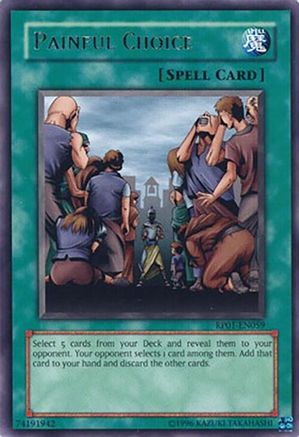 Painful Choice (RP01-EN059) - Rare