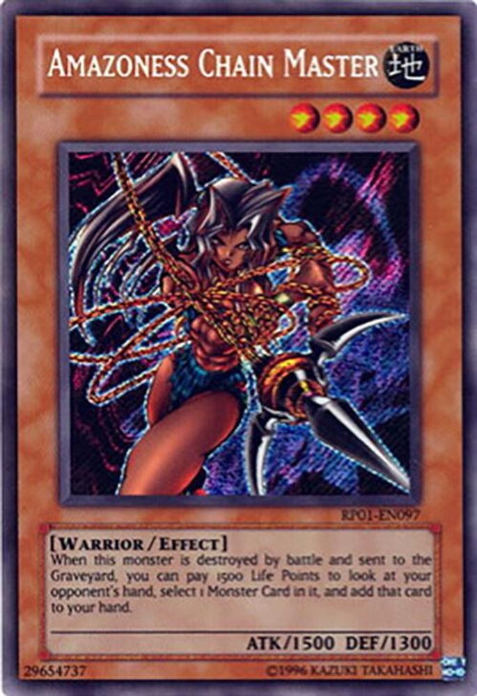 Amazoness Chain Master (RP01-EN097) - Secret Rare
