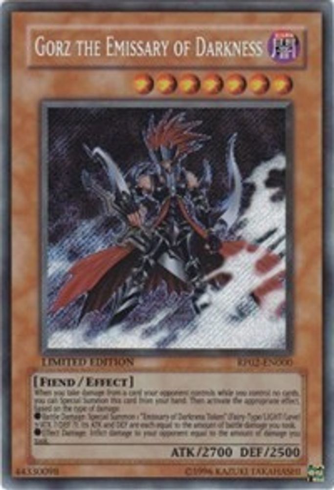 Gorz the Emissary of Darkness (RP02-EN000) - Secret Rare