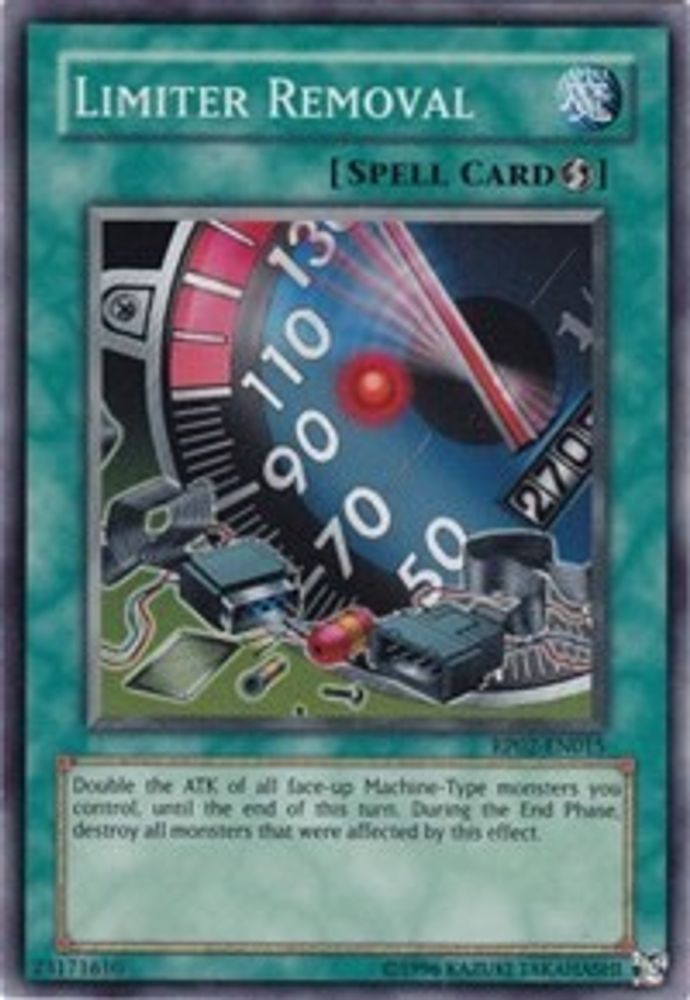 Limiter Removal (RP02-EN015) - Super Rare