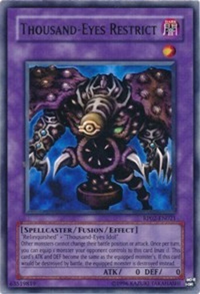 Thousand-Eyes Restrict (RP02-EN021) - Ultra Rare