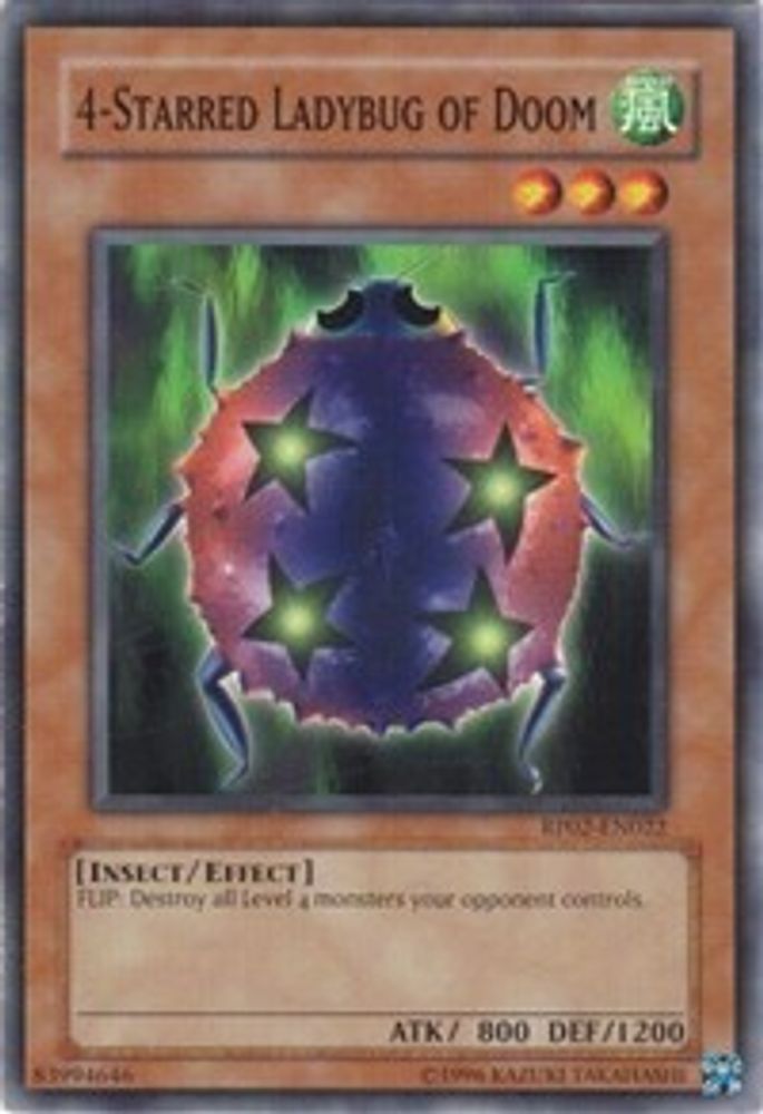 4-Starred Ladybug of Doom (RP02-EN022) - Common