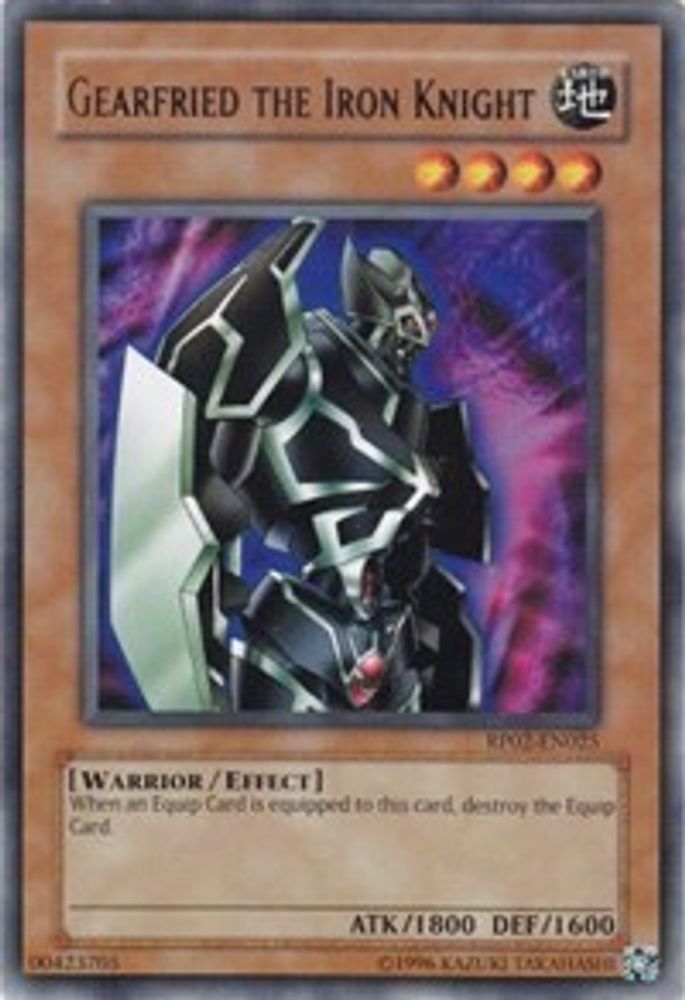Gearfried the Iron Knight (RP02-EN025) - Rare