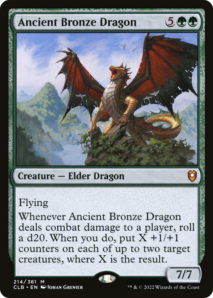 Dragon de bronze antique [Commander Legends : Bataille de Baldur's Gate] 