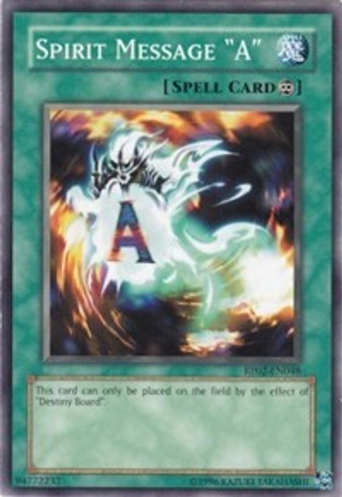 Spirit Message "A" (RP02-EN048) - Common