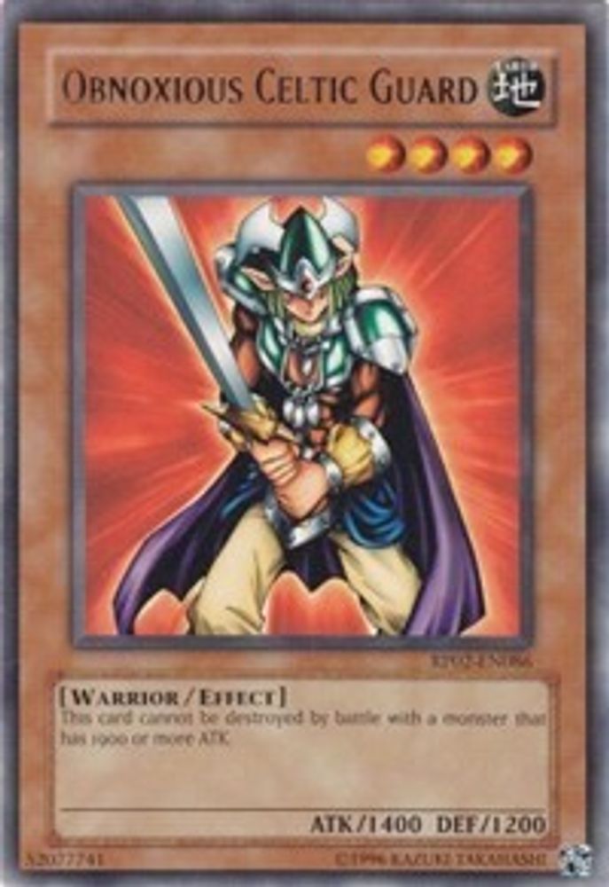 Obnoxious Celtic Guard (RP02-EN086) - Rare