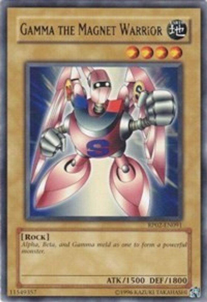 Gamma The Magnet Warrior (RP02-EN091) - Rare
