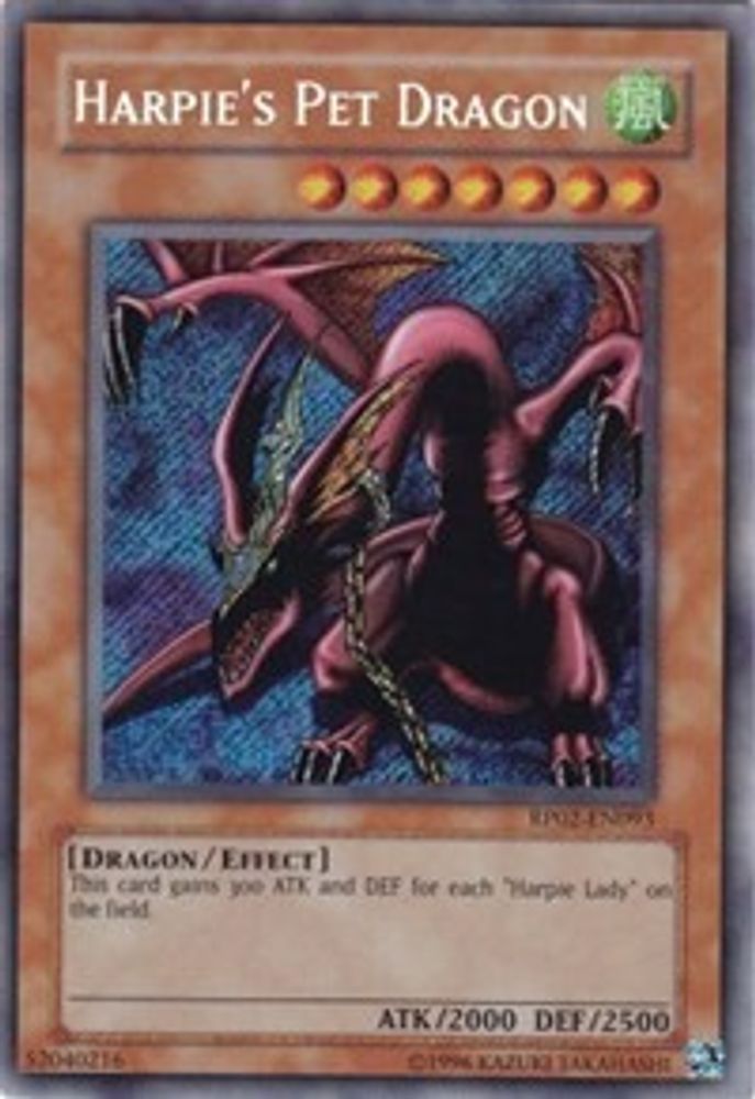 Harpie's Pet Dragon (RP02-EN093) - Secret Rare