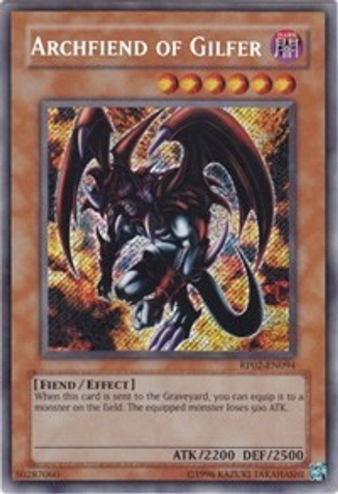 Archfiend of Gilfer (RP02-EN094) - Secret Rare