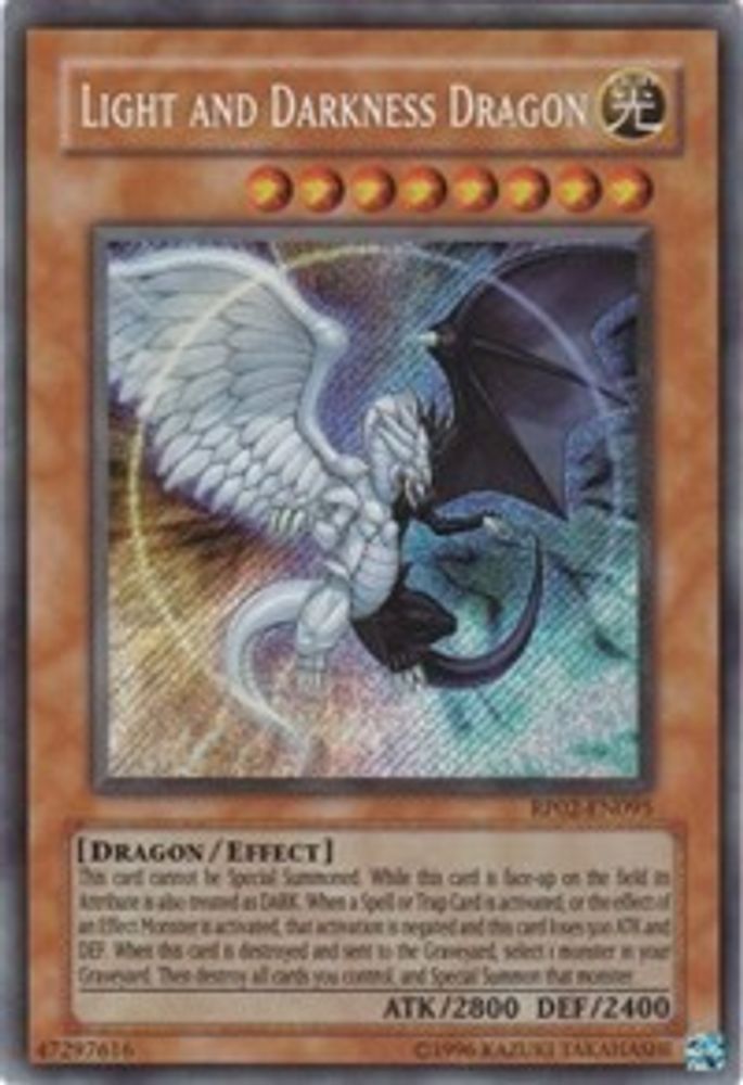 Light and Darkness Dragon (RP02-EN095) - Secret Rare