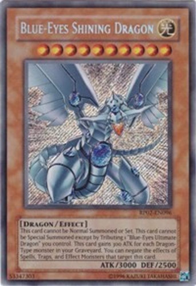 Blue-Eyes Shining Dragon (RP02-EN096) - Secret Rare
