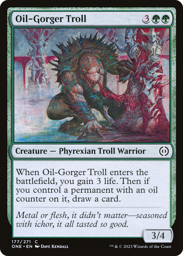 Troll gorgé de pétrole [Phyrexia : Tous seront un] 