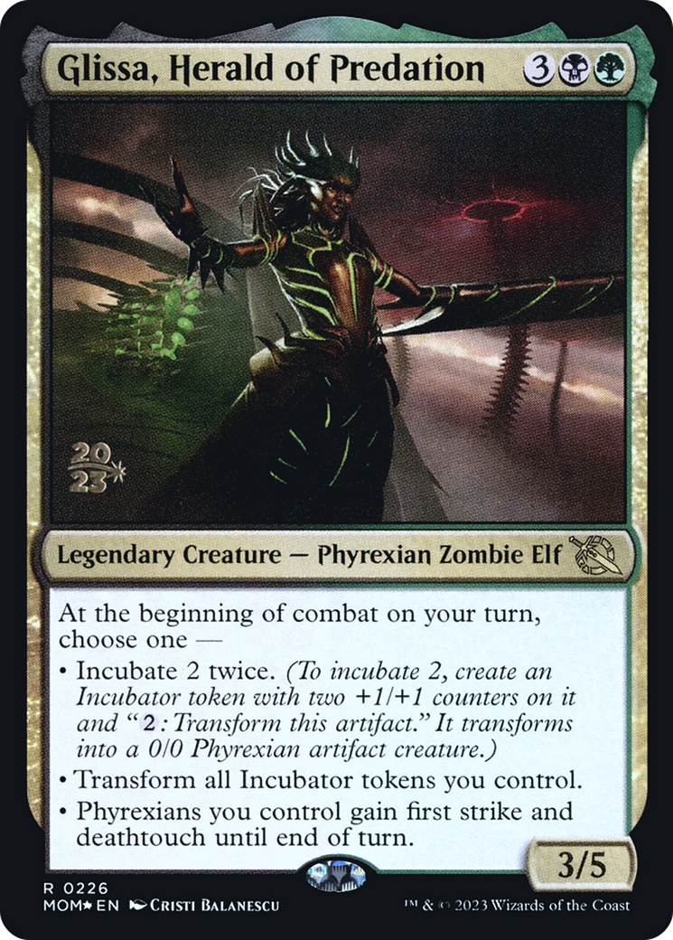 Glissa, Herald of Predation [Promotions avant-première de March of the Machine] 