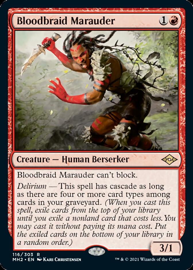 Bloodbraid Marauder (MH2-116) - Modern Horizons 2