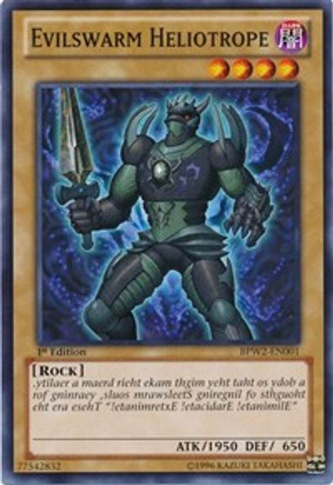 Evilswarm Heliotrope (BPW2-EN001) - Common