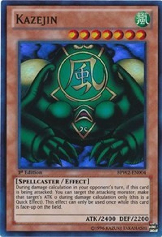 Kazejin (BPW2-EN004) - Super Rare