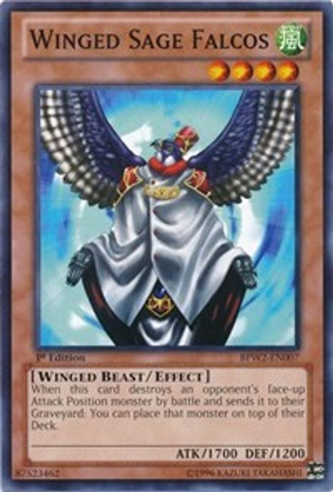 Winged Sage Falcos (BPW2-EN007) - Common