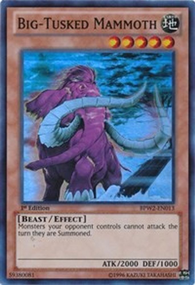 Big-Tusked Mammoth (BPW2-EN013) - Super Rare