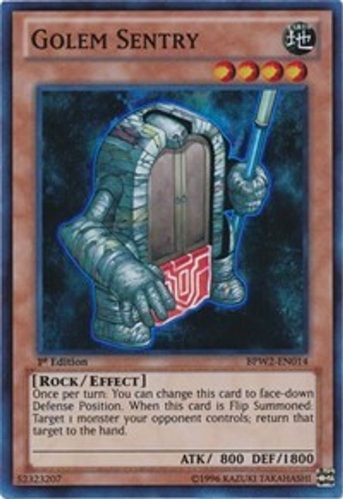 Golem Sentry (BPW2-EN014) - Super Rare