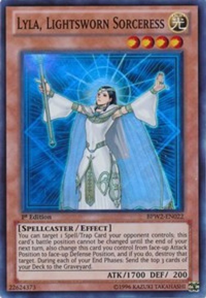 Lyla, Lightsworn Sorceress (BPW2-EN022) - Super Rare