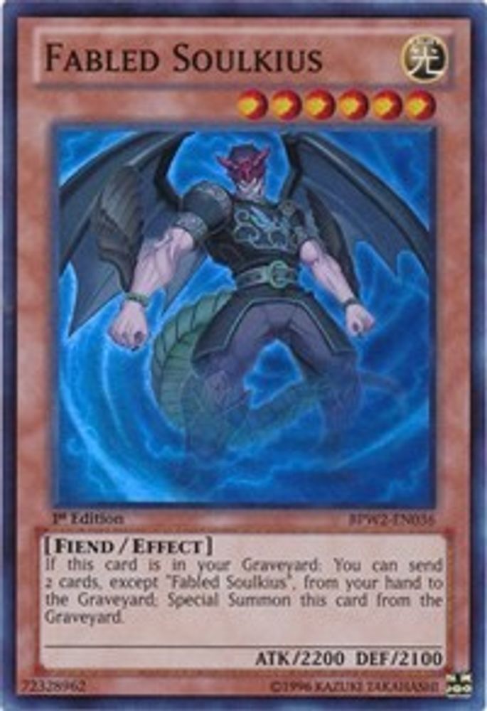 Fabled Soulkius (BPW2-EN036) - Super Rare