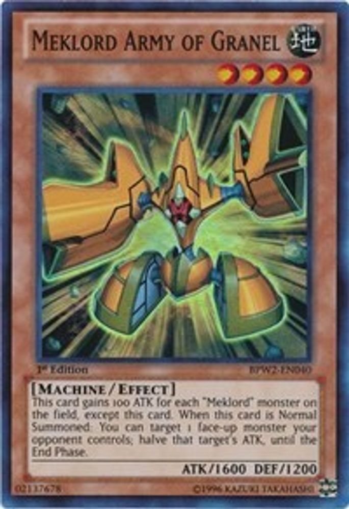 Meklord Army of Granel (BPW2-EN040) - Super Rare