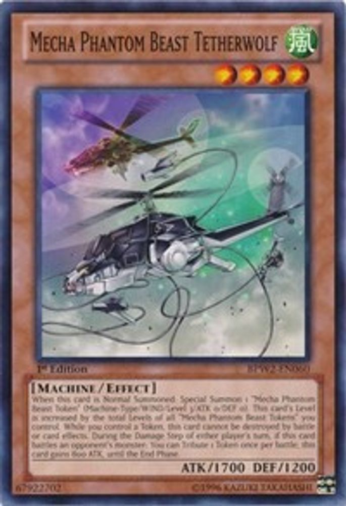 Mecha Phantom Beast Tetherwolf (BPW2-EN060) - Common