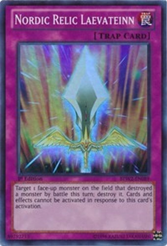 Nordic Relic Laevateinn (BPW2-EN089) - Super Rare